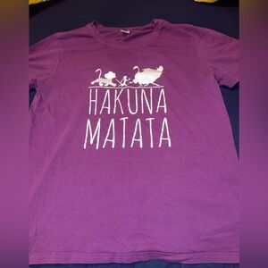Purple Hakuna Matata Kids T-Shirt